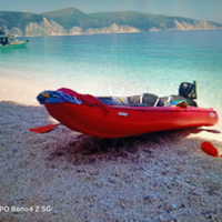 Canoa gumotex Ruby con motore Mercury 3,5