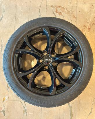 Cerchio MAK Lario 7,5JX17 H2 ET31 5x110 + gomma