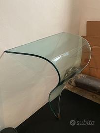 Consolle Nicoletti Sova 1991 in cristallo