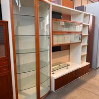 Mobile soggiorno ciliegio/bianco