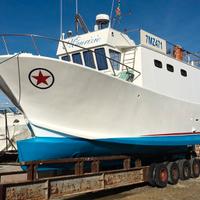 Barca con licenza di pesca