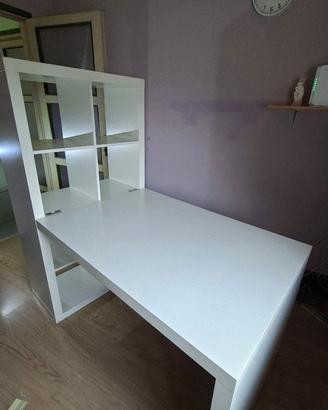 Scrivania + libreria IKEA