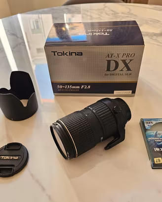 Tokina 50-135 mm f/2.8 PRO DX Nikon + Hoya 67 mm