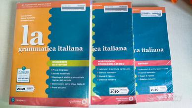 Libri La grammatica italiana Pearson per medie