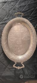 Vassoio placcato argento MAM anni 70 originale