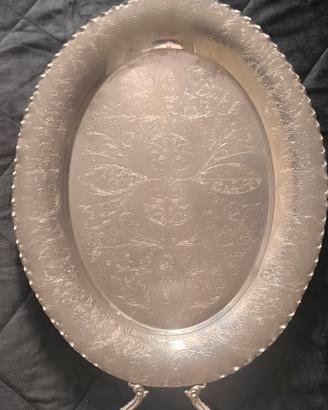 Vassoio placcato argento MAM anni 70 originale