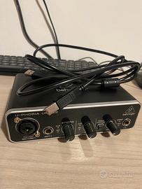 interfaccia audio USB Behringer U-Phoria UMC22