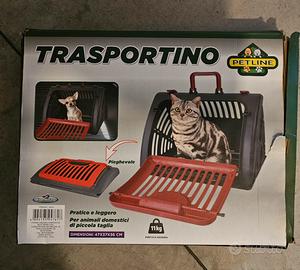 trasportino per gatti di piccola taglia