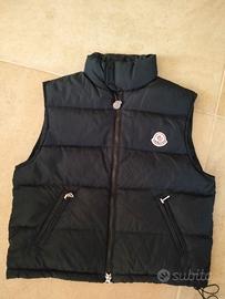 Gilet trapuntato nero Moncler tg 8A