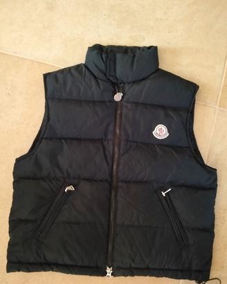 Gilet trapuntato nero Moncler tg 8A