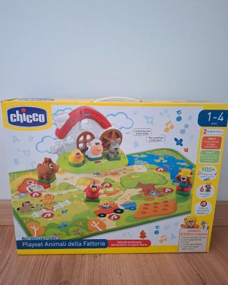 gioco chicco playset animali della fattoria 