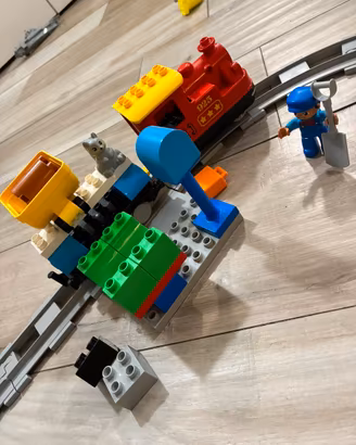 Treno a vapore lego duplo