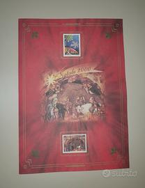 Folder francobolli Natale 2000