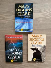 Set 3 libri gialli di Mary Higgins Clark.