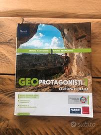 Libro scolastico Geoprotagonisti 1 geografia