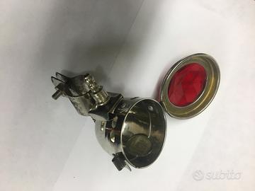 Fanalino Posteriore D'epoca In Vetro Prismatico "S