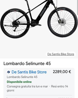 ebike  pedalata assistita  Lombardo SELINUNTE