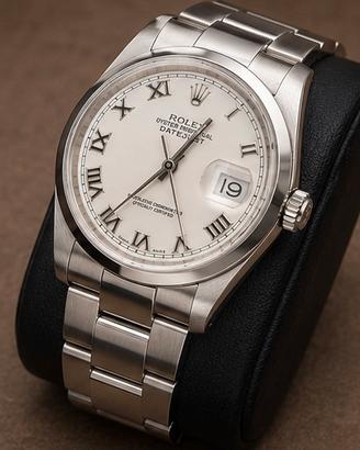 Rolex Datejust W Num Romani Full Set & Revisione