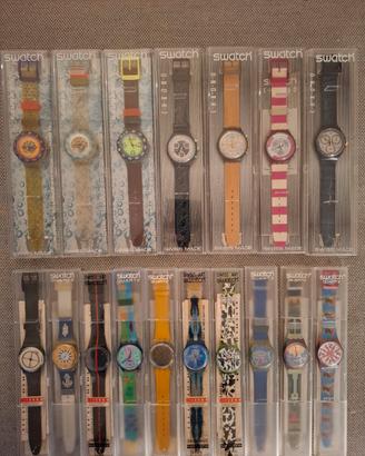 Lotto completo Swatch Chrono, Scuba, Basic.