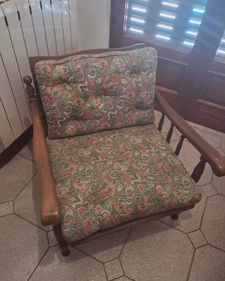 Poltrona svedese in legno