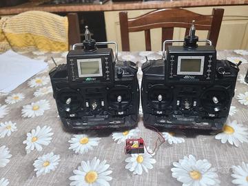 2 Radiocomando Hitec Vintage + Moduli e Riceventi 