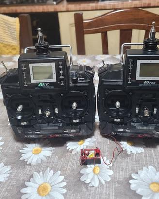 2 Radiocomando Hitec Vintage + Moduli e Riceventi 