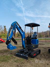Mini escavatore 10 q.li mot. Kubota carro apribile