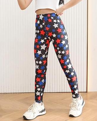 Leggings bambina fantasia stelle