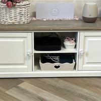 Mobile tv shabby bicolore