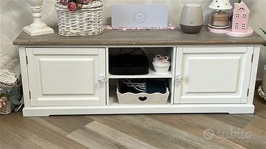 Mobile tv shabby bicolore