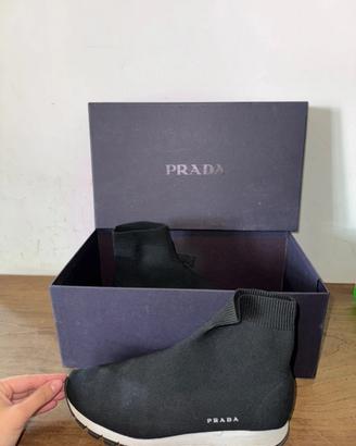 Stivaletti sock runner Prada