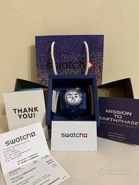 Omega x Swatch MoonSwatch “Blue Moonshine Gold