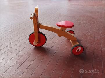 bici montessoriana  legno bimbi da 1 anno in sù 