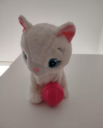 Bianca la gattina che cammina