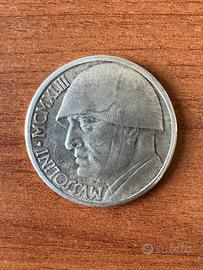 Moneta 20 lire Mussolini 1943