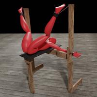 Breeding Bench Bondage, panca per giochi bdsm