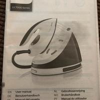 Ferro da stiro con caldaia.