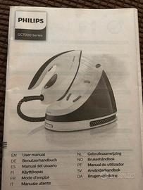 Ferro da stiro con caldaia.