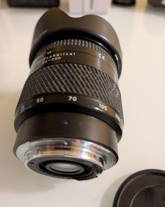 Obiettivo Tokina AT-X Aspherical con Paraluce