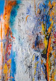 Quadro in acrilico su tela con telaio