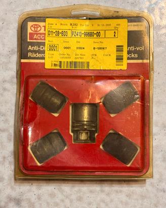 kit dadi antifurto originale ruote Toyota