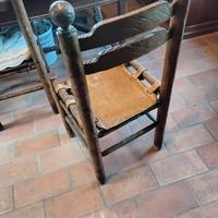 sei sedie legno massiccio