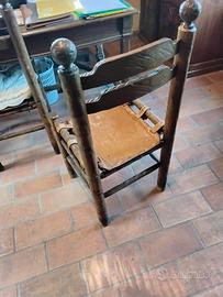 sei sedie legno massiccio