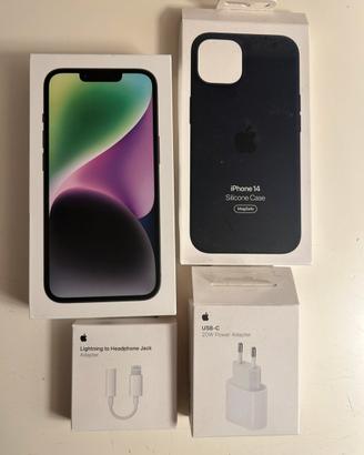 Apple iPhone 14, 128GB, Mezzanotte