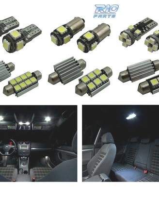 KIT 17 LAMPADE LED INTERNE VOLKSWAGEN VW GOLF 5 GT