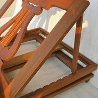 Leggio reggilibro girevole regolabile in legno