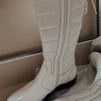 Stivali Nero Giardini 36 bianchi lucidi