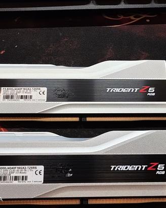 DDR5 G.SKILL Trident Z5 32GB (2×16GB) 6000 CL40