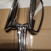 Specchietti cromati per moto 