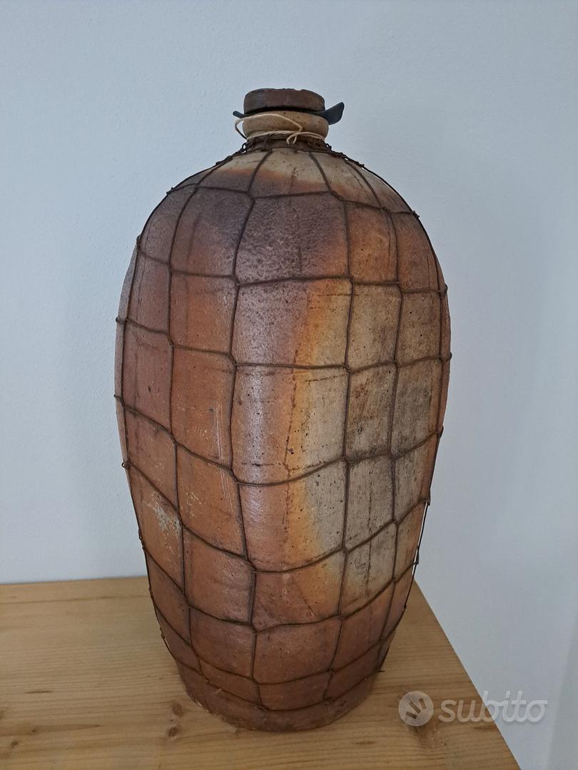 Salvadanaio In Terracotta Grezza - Diametro 20cm | Design Rustico Per Risparmi Monete